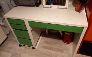 Ikea micke työpöytä l. 73 cm ja laatikosto l. 35 cm