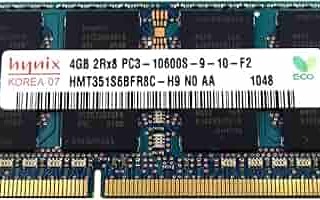 HYNIX 4GB DDR3 PC3-10600S SO-DIMM   *** SIS TOIMITUS ***