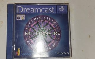 Sega Dreamcast Who Wants to be a millionaire peli RARE