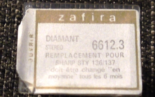Levysoittimen neula Zafira Diamant 6612.3 Sharp STY 136/137