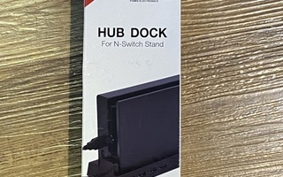 DOBE TNS-1849 USB-keskitin - 4xUSB Nintendo Switch Musta