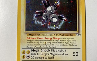 Lt. Surge's Magneton (holo), 8/132, Pokemon Gym Heroes