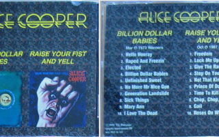 Alice Cooper: Billion Dollar babies / Raise your fist.. - CD