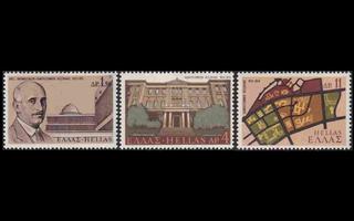Kreikka 1206-8 ** Salonikin yliopisto 50v (1975)