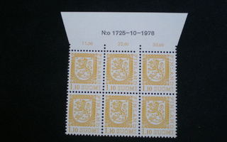 Nro6lo M75 Leijona 1,10 mk - 1725 - 10 - 1978 - LaPe 10 €