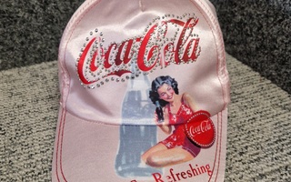 Coca-cola naisten pinkki lippis uudenveroinen