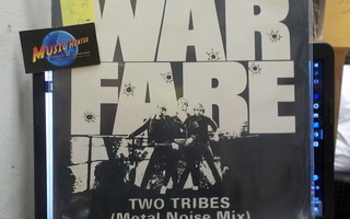 WARFARE -TWO TRIBES METAL NOISE MIX UK 84¨1.PAINOS M-/EX- LP