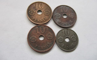 10 penniä 1941 - 1943