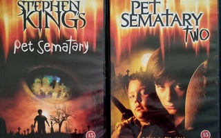 PET SEMATARY 1 & 2 DVD