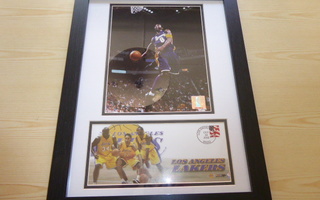 Kobe Bryant virallinen 2002 NBA kehystetty taulu
