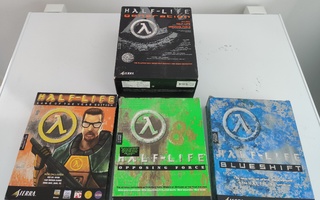 Half-Life, Opposing Force ja Blue Shift Big Box, pc