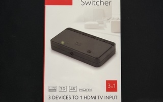 One For All HDMI-kytkin kolmelle laitteelle