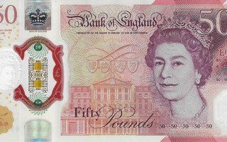 GREAT BRITAIN 50 Pounds 2020. UNC-