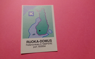 TT-etiketti K Ruoka-Domus, Tampere