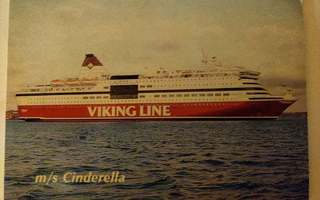 m/s  Cinderella Viking Line laivan leimalla