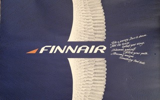 MAINOSJULISTE FINNAIR 90v. ERIK BRUUN