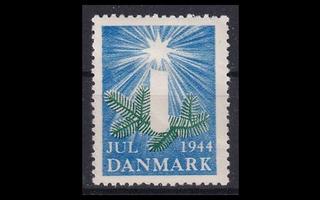 Tanska joulumerkki 41 ** Kuusen kynttilä (1944)