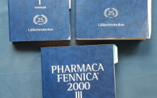 Pharmaca Fennica 2000 osa I, II ja III