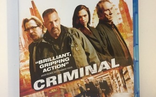 Criminal [Blu-ray] 2016] Kevin Costner, Tommy Lee Jones