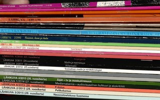 25 kappaletta Lähikuva-lehtiä vuosilta 1988-2015