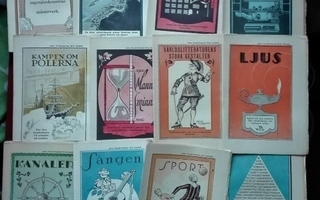 Allers Familj-Journal handböcker 1929-32