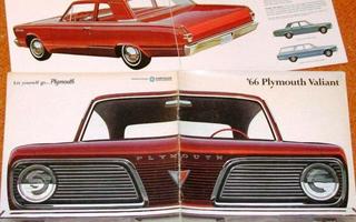 1966 Plymouth Valiant esite - ISO - 16 sivua - KUIN UUSI