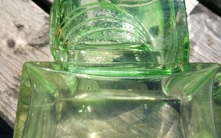 Muurlan lasi vaasi design " vihreä"