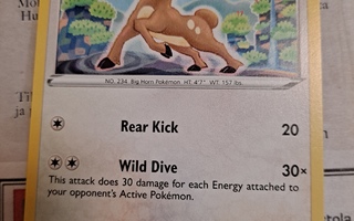 Stantler 208/264 uncommon card