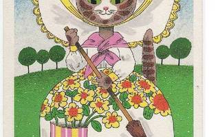 kortti Omppu Kissa tai hiiri - erilaisia taidekortteja