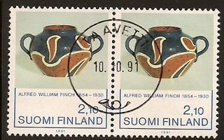 1991 A.W. Finch 2,10mk pari LOisto Taavetti 10.10.91