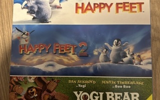 BD: Happy Feet 1 & 2 & yogi Bear