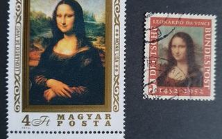 Mona Lisa postimerkit Unkari ja Saksa