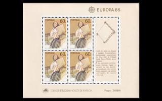 Portugali 1656BL47 ** Europa musiikkivuosi (1985)