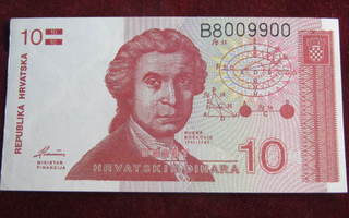 10 dinara 1991 Kroatia