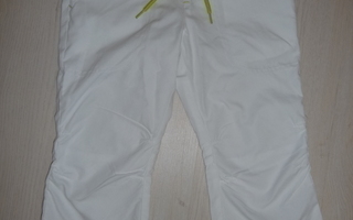 Reima valkoiset unisex caprihousut, 116 cm, SIISTIT!