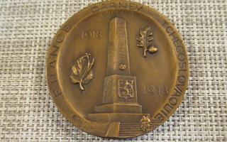 France-Darney -Tchécoslovaquie mitali 1918-1948.(Vosges ).