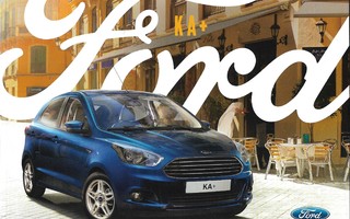 2016 Ford KA+ esite -  KUIN UUSI - suom - 40 sivua