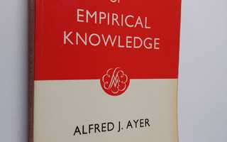 A. J. Ayer : The foundations of empirical knowledge