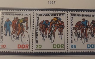 DDR 1977 - Rauhanajo  ++ 3-rivilö