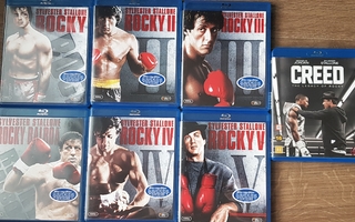 Rocky 1-6 +Creed Suomi-Julkaisu -Blu-Ray