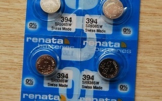 Renata 394 / 380 (SR936SW) hopeaoksidiparisto 1,55V, , 10 kp