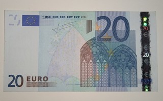 Euroseteli Suomi 20 EURO L/P011 sign.Trichet