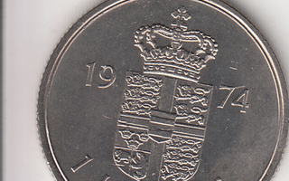 1 krone  tanska 1974 kl 9-10