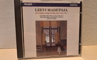 Leevi Madetoja:Complete songs for male choir vol.1-YL CD