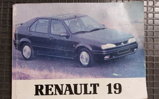Käyttöohjekirja Renault R19