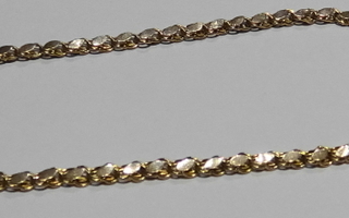 Keltakultainen kaulaketju, 45cm, 14 karaatin kultaa