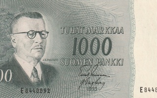 Suomi  1000 markkaa 1955   E8448892  kl 9