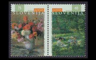 Slovenia 142-3 ** Europa kuuluisia naisia (1996)