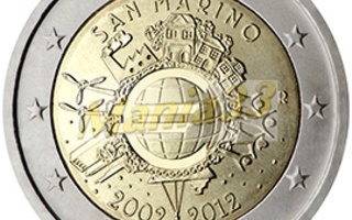 2€ Juhlaraha San Marino 2012 Euro 10v