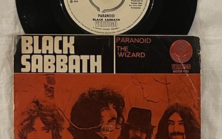 Black Sabbath – Paranoid / The Wizard (SCAN 7")